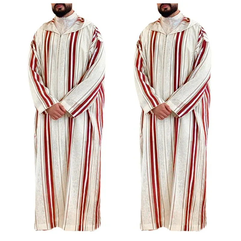 Robe musulmane pour hommes, vêtements de loisirs islamiques, manches longues, mode Abaya, arabie saoudite, dubaï, arabe, Pakistan, Kaftan, Jubba