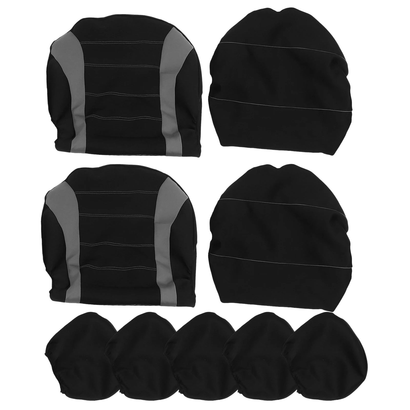 

9Pcs Car Seat Covers Breathable Comfortable Dirt Resistant Universal Fit SUV Pickup Cargo Dustproof Protector Anti Dirty Cover