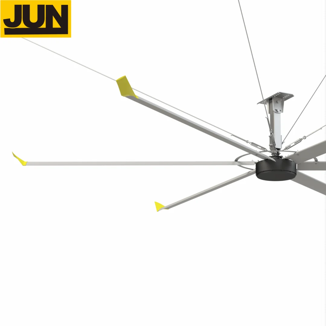 Industrial Summer Cooling HVLS Fan 5.0m (16FT) 220V /380v Electric Core Components Including Motor
