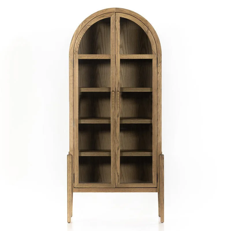 

Modern Bookcase Arch Showcase Living Room Curio Cabinet Two-Door Cabinet Sideboard Wine Cabinet