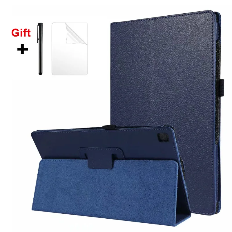 

2020 Case For Samsung Galaxy Tab S6 Lite 10.4 SM-P610/P615 Tablet cover Stand Case Leather Smart cover +film Pen