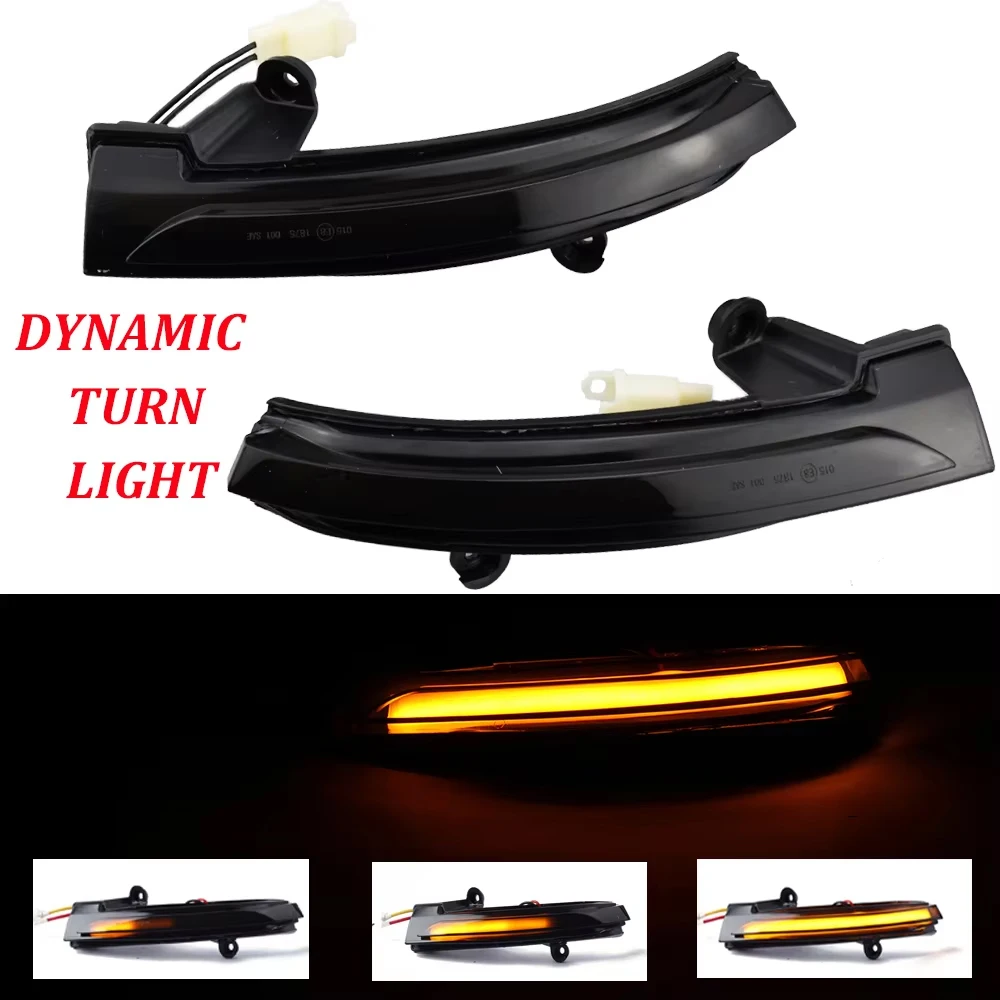 

Dynamic Turn Signal Light For Renault Megane IV 2016-2019 LED Side Rearview Mirror Indicator Blinker Repeater Lamp