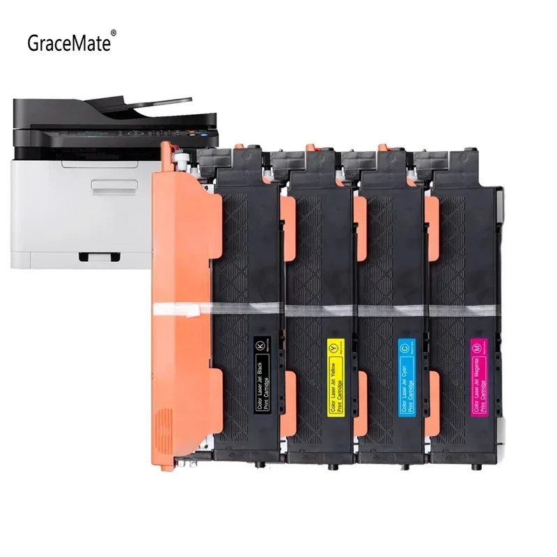 4PCS Toner Cartridge CLT-K406S CLT406 CLT-406 CLT 406 for Samsung CLP360 CLP-360 CLP-362 CLP-365 SL-C410W SL-C460W CLX-3300