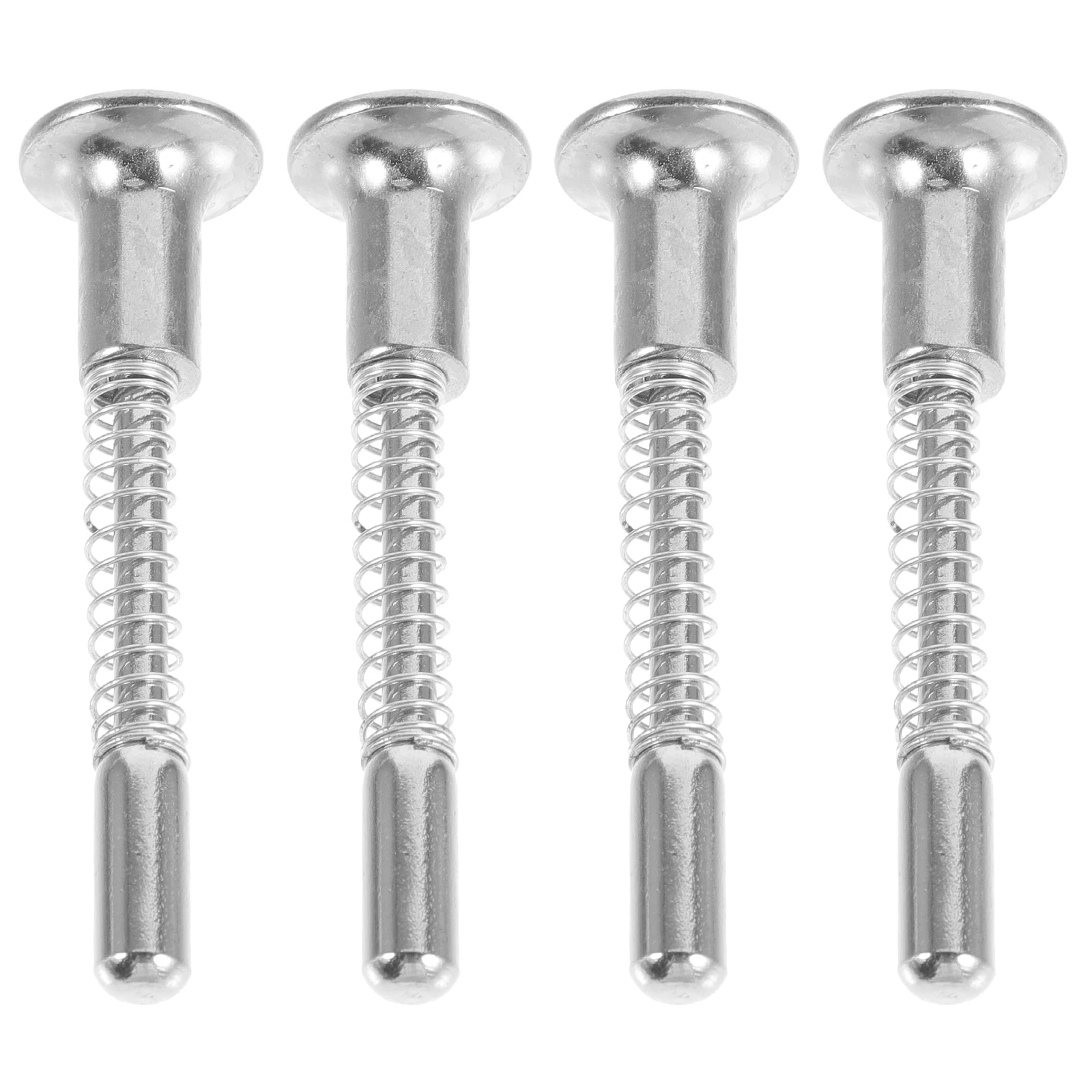 

4pcs Baby Latches Plunger Latches Spring Loaded Spring Loaded Plunger Durable Easy Install Cot Bed Fastening Furniture Parts