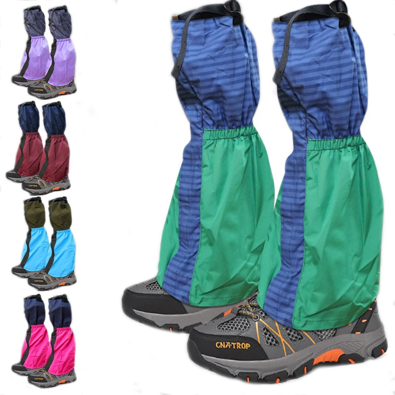 Outdoor Leg Gaiters Hiking Travel Leg Warmers Waterproof Legging Shoes Snow Gaiters Legs Protection Skiing Climbing Foot Cover