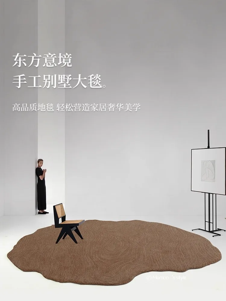 

Hand Woven Creativity Design Alien Wool Carpet Advanced Dirt-Resistant Home Use Living Room Bedroom Decoration Leisure Floor Mat