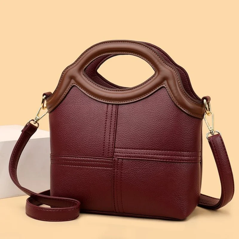 

Famous Designer Elegant Leather Women's Handbag Luxury Brand Trendy Classic Vintage Commuter Daily Use Bag​
