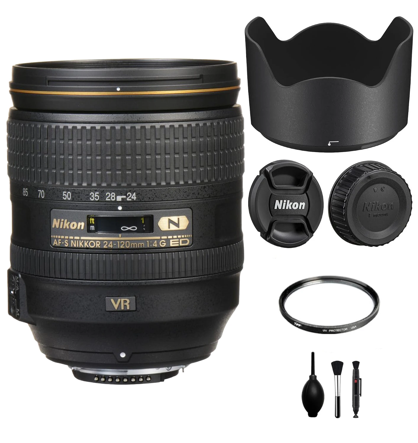 Nikon 24-120mm f/4G ED VR AF-S NIKKOR Lens for Nikon Digital SLR