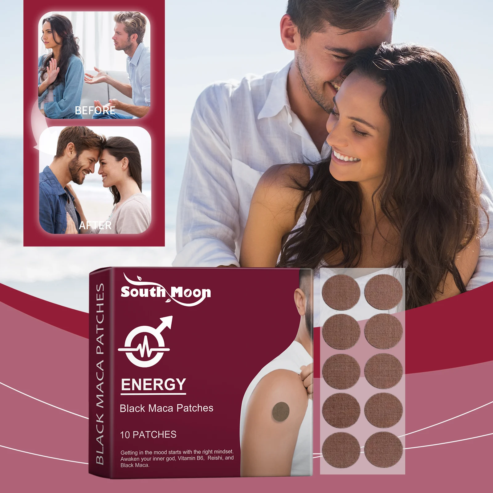 Herbal Vitality Patch Male Energy Supplement Patch Enhances Vitality and Performance Herbal Patch