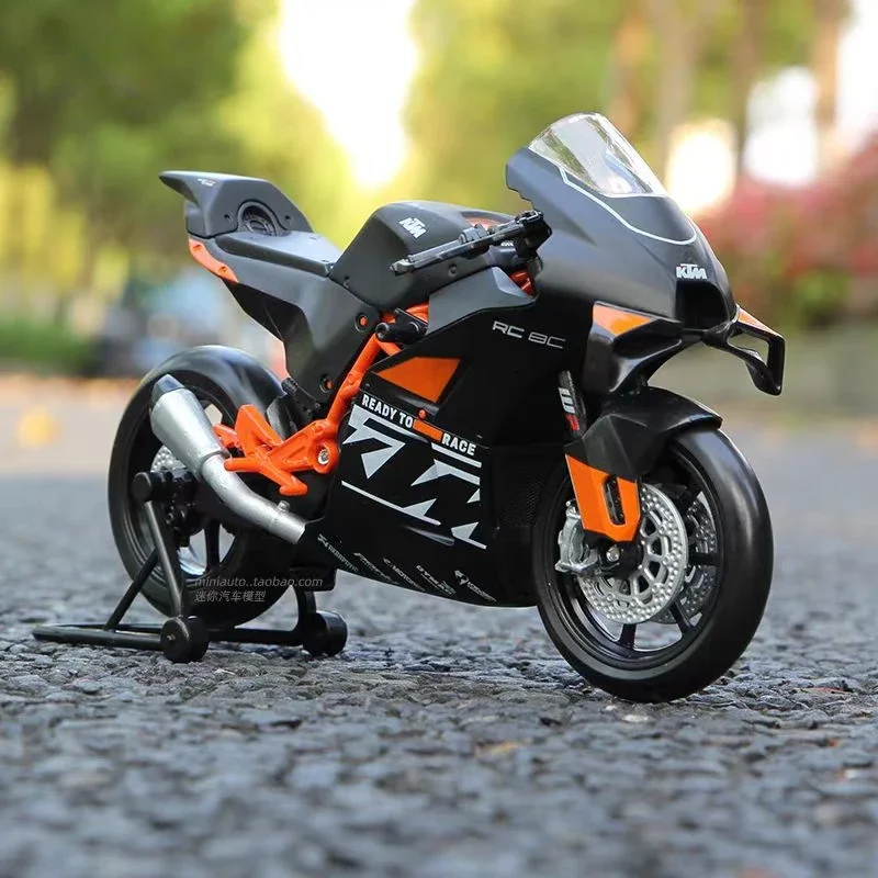 

1:12 Ktm Rc 8c Road Racing Heavy Duty Motorcycle Simulation Alloy Model Toy Collection Display Gifts