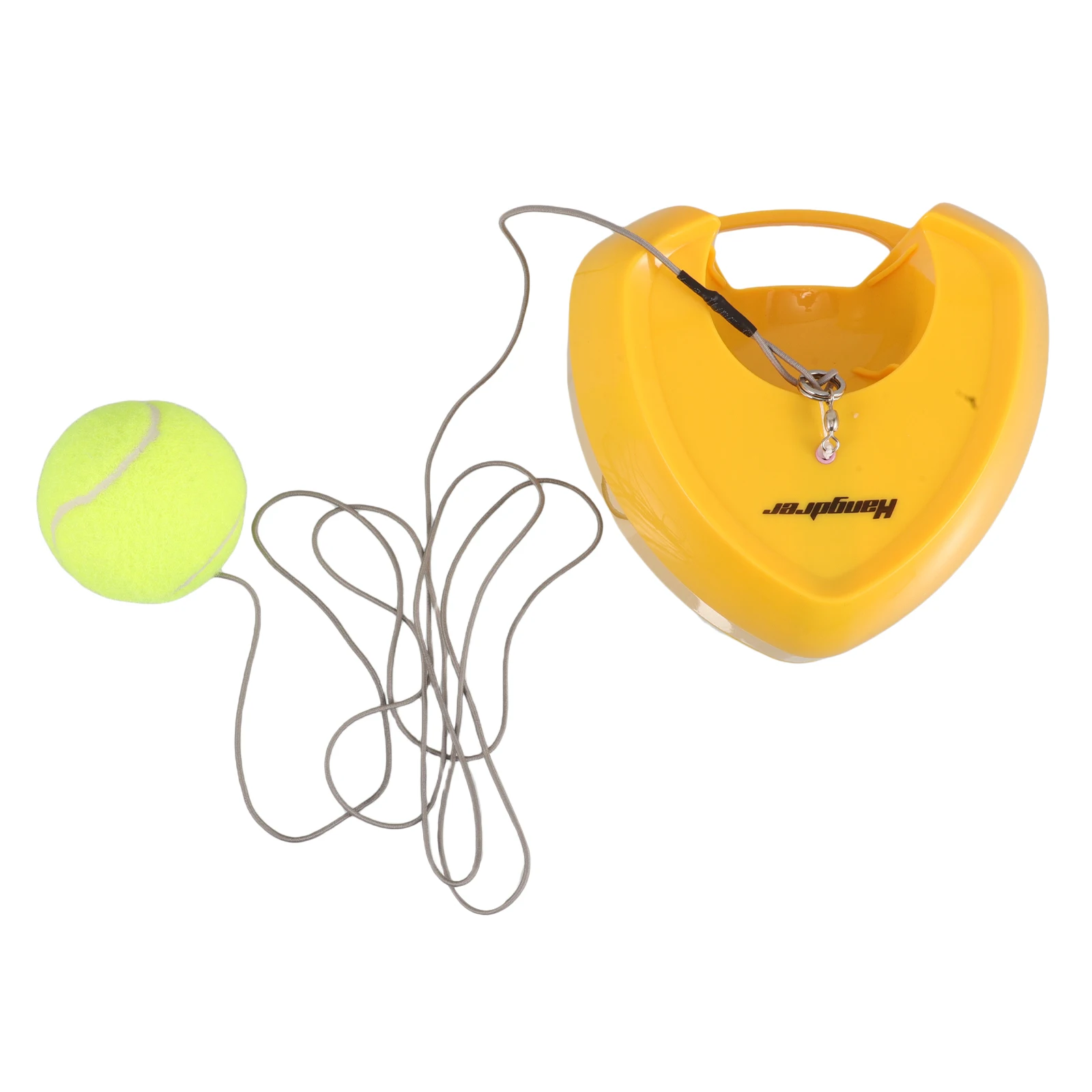 

1PC Tennis Trainer Base High Rebound Heart Shaped Bottom Practice Portable Storage Racket Base Tennis Ball Rebounder