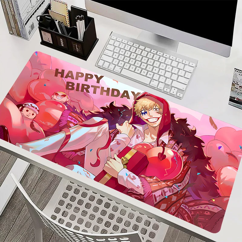 

Mouse Pad PC Accessories Keyboard Pad Office Desk Mat Non-slip Cartoon Mousepad Rubber Tablet Pad One Piece Gaming Extended Pad