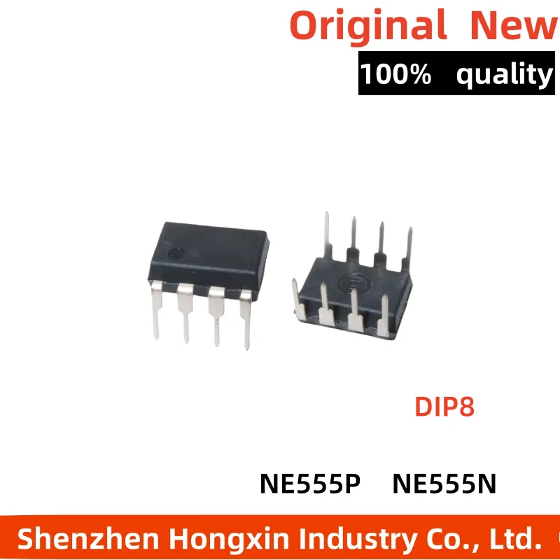 

10 pieces of NE555 NE555P NE555N single high-precision timer chip directly inserted into DIP8
