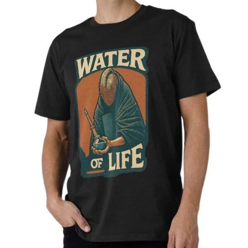 

Water of Life DUNE 2 Sic fi fan Gift t shirt 100% cotton printed Short-sleeve Graphic clothes All size Tops S-6XL