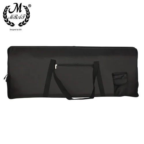 Imagen 2 del producto M MBAT Bolsa de órgano electrónico de 61/76 teclas Bolsa de tela Oxford impermeable universal Funda de piano electrónico engrosada