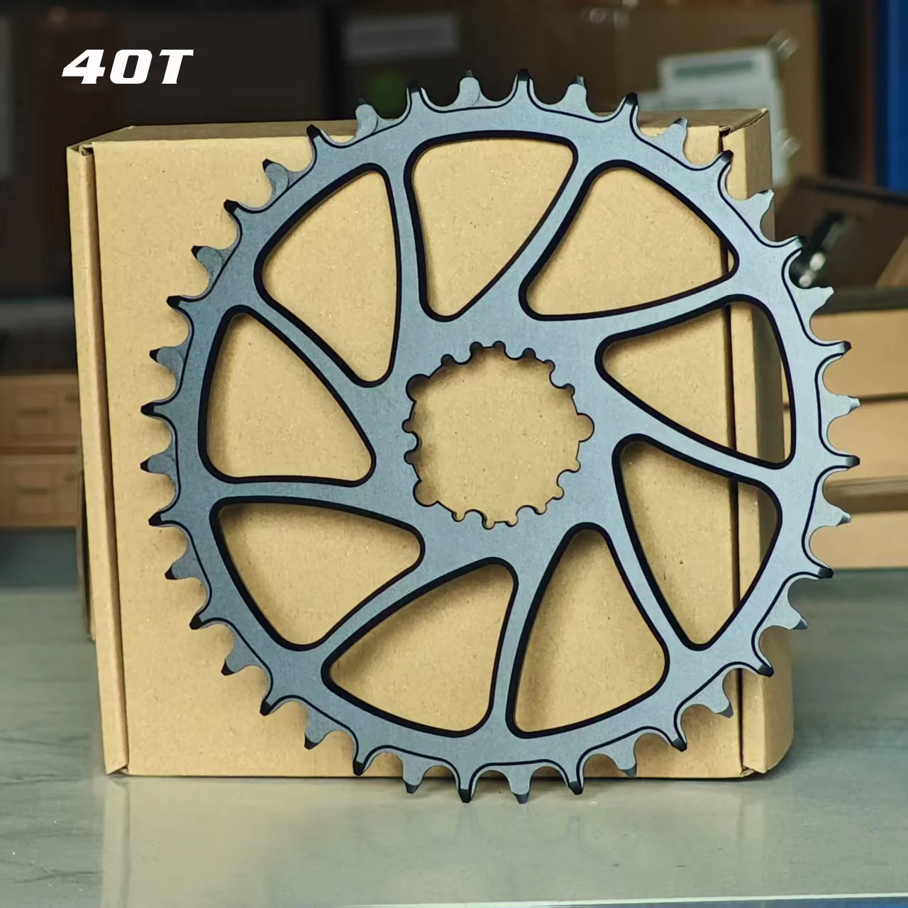 GOLDIX 0 mm versetztes Fahrradkettenblatt, schmale breite Zähne, 3-Loch-Direktmontage, 34 Zähne, 36 Zähne, 38 Zähne, 40 Zähne, für 3-Loch-Kurbelgarnitur-Fahrradteile – Detail 7