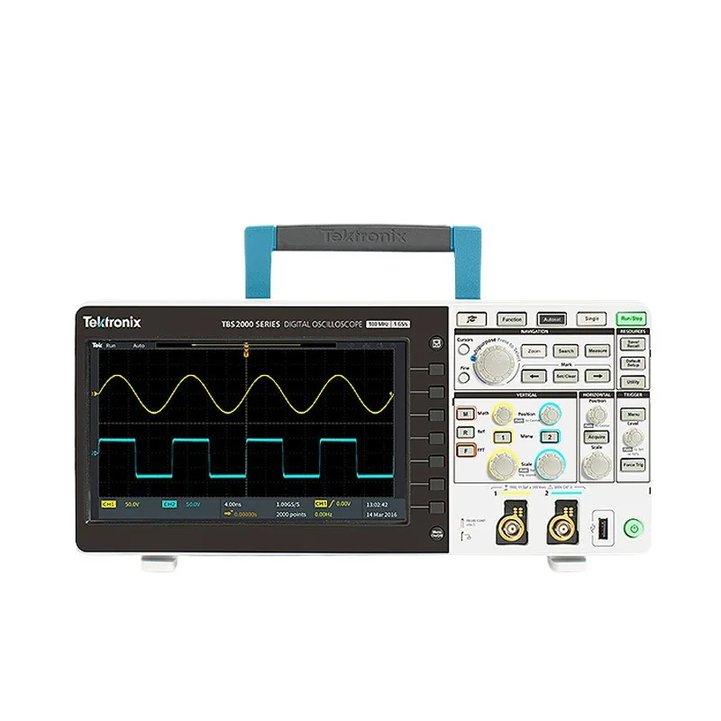 Tektronix Digital Oscilloscopes TBS2072B TBS2074B TBS2102B TBS2104B TBS2202B Color Display 2/4 Channels 1 GS/s 8-Bit Resolution