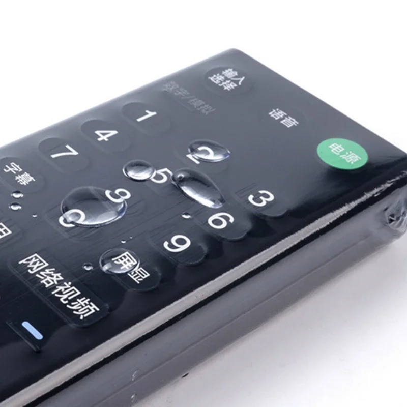 10pcs Clear Heat Shrinkable Film for Air Conditioner TV Remote Control Home Remote Control Dustproof Waterproof Protective Cover