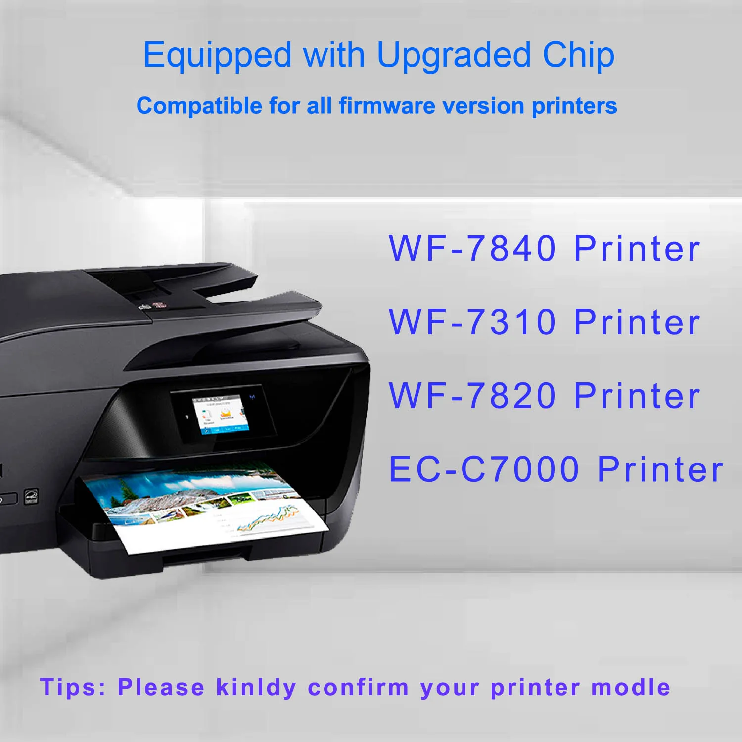 812XL Reman Ink Cartridges upgrade chip at July 2024 for Epson T812 812 XL T812XL  use  WF-7820 WF-7840 WF-7310 EC-C7000 Printer