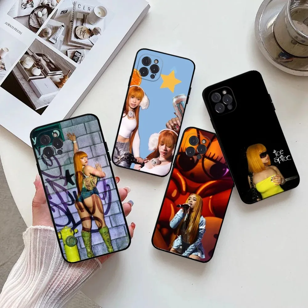 Singer I-Ice Spices  Phone Case  for IPhone 15,14,13,12,11 Pro Max Mini 8,7 Plus SE2 X XR XS MAX Silcone Soft Covers