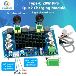 TPA3116D2 Dual-channel Stereo High Power Digital Audio Power Amplifier Board 2*120W XH-M543