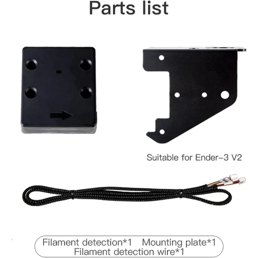 Creality Official Ender 3 V2 Filament Runout Sensor Kit, stampante 3D Smart Filament Break Detection Detector per Ender 3