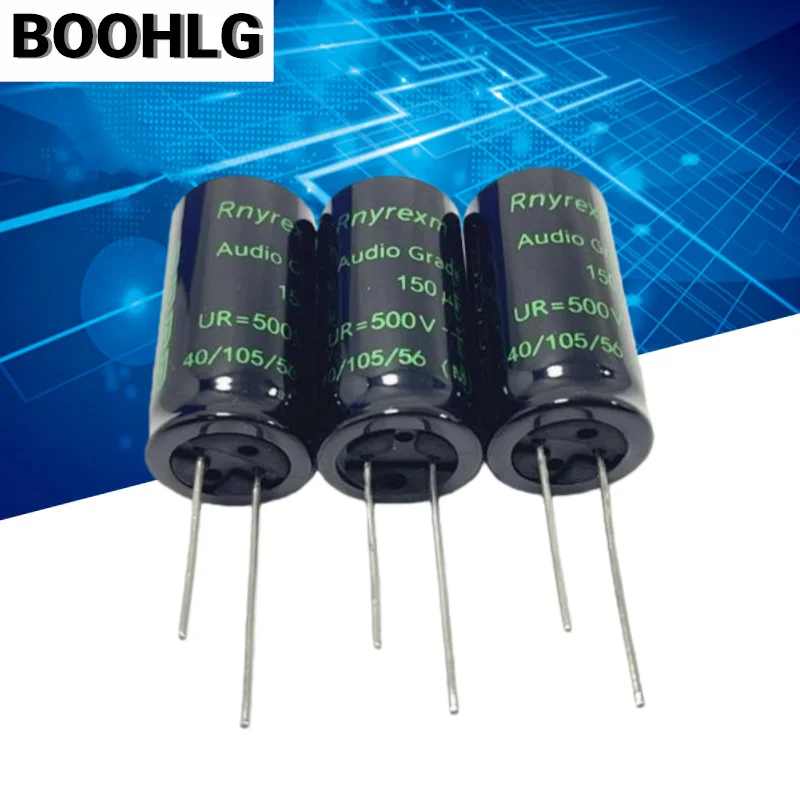 

2 шт. 500 В 150 мкФ 150 мкФ 500 В оригинальный высоковольтный источник питания аудио электролитический конденсатор 18X35