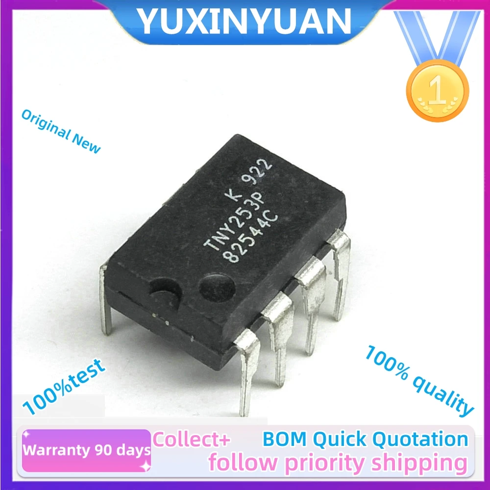 

10PCS/LOT TNY253P TNY253 TNY 253P NY253P Y253P DIP8 in stock IC IN STOCK 100%good YUXINYUAN