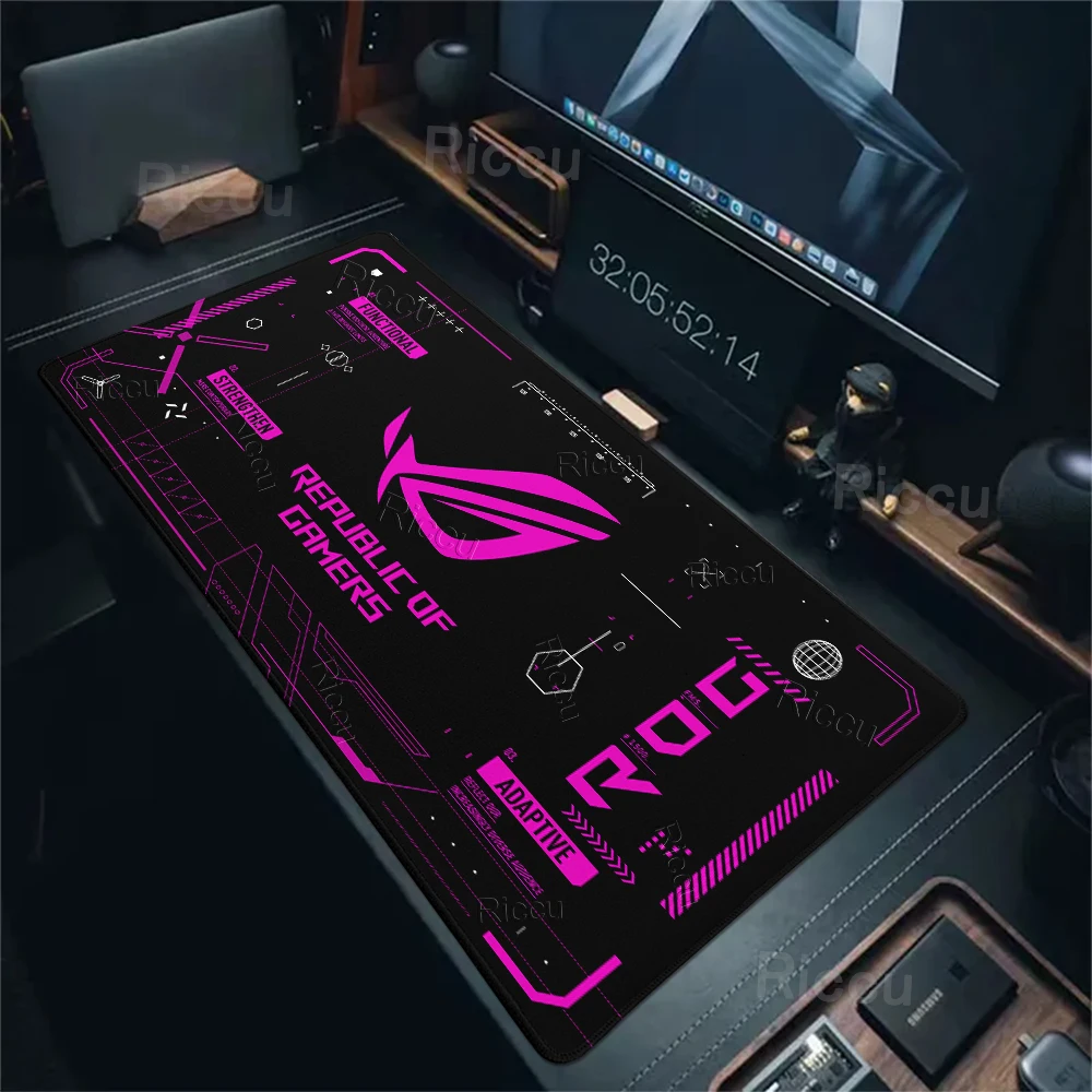 HD ASUS Game Rug Extended Aesthetics Mouse Pad Design ROG Minimalist Computer Gamer Nonslip Keyboard Lockedge Office Accessories
