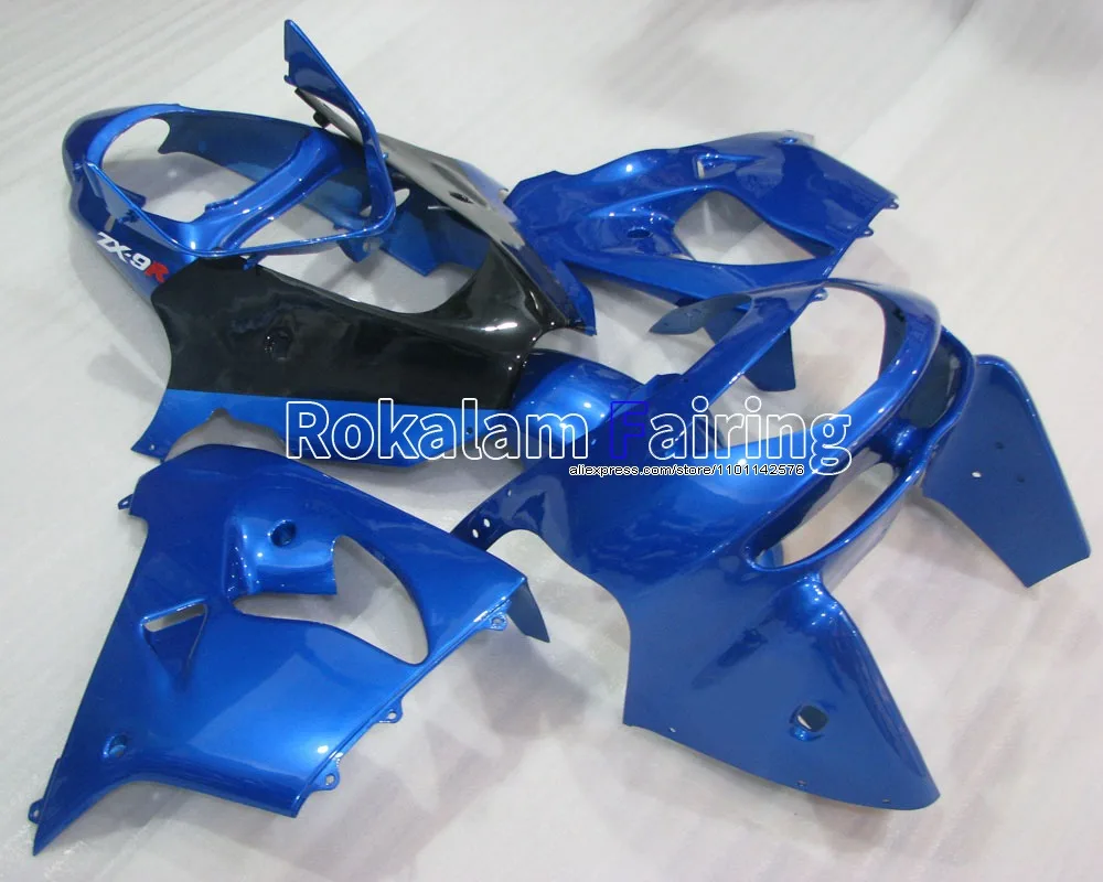 For Kawasaki Body Kit Ninja ZX9R 1998-1999 ZX 9R 98-99 ZX-9R 98 99 Blue Black Motorcycle Fairing Kit (Injection Molding)