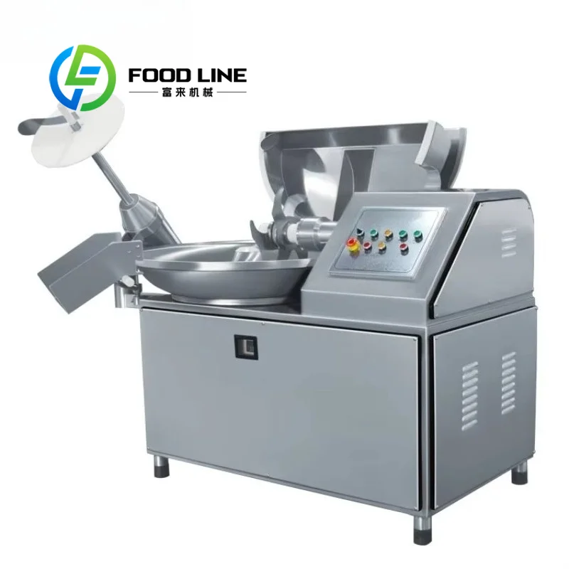 Meat Bowl Chopper PLC Touch Screen Panel Easy Program Set Recipe Memory Store Unit Bacon Processing Factory In Stock Supply