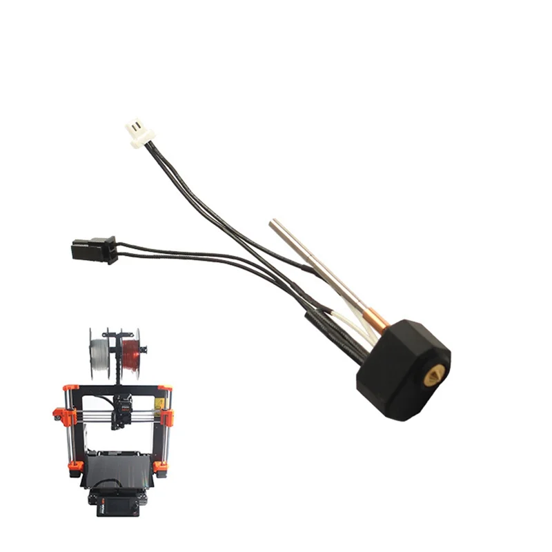 

L53A-для Prusa MK4 комплект Hotend с нагревательным блоком, силиконовый рукав, провод для измерения температуры и насадки с разделенным горлом