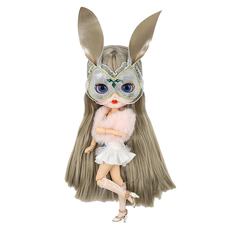 DBS Blythe Little Ragdoll Clothes bunny face kini suit dress 19 joint body ob24 baby clothes  Toy girl doll accessories