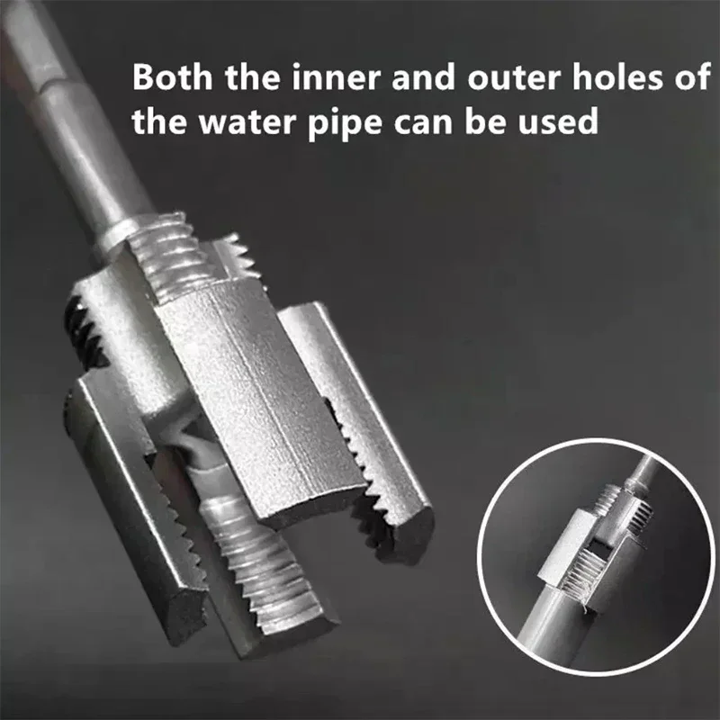 1/2inch 3/4inch PPR/PVC Water Pipe Threader Tapping ToolInternal Thread External Thread Integrated Water Pipe Wire Opener