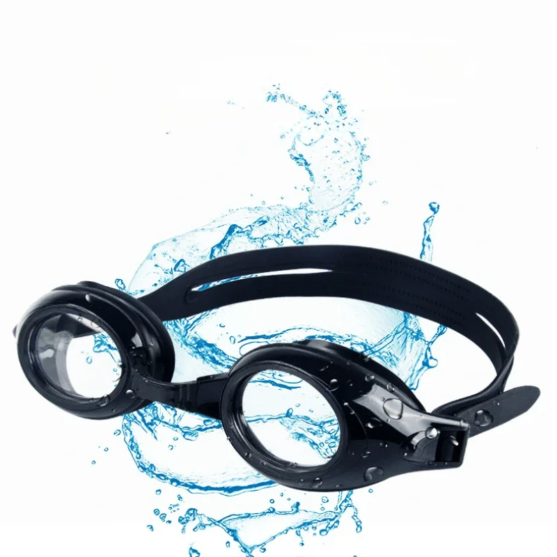 -100 -125 Prescription Myopia Prescription Swimming Goggles Anti-Fog Waterproof Large Frame Diving Hyperopia Custom Astigmatism