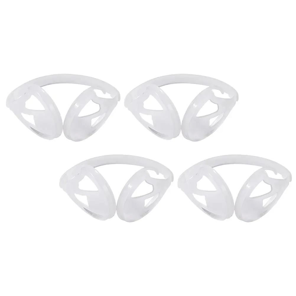 

4Pcs Plastic Earmuff Frame Holder DIY Winter Ear Warmer Making Rack for Warm Hearing Protection Durable Practical