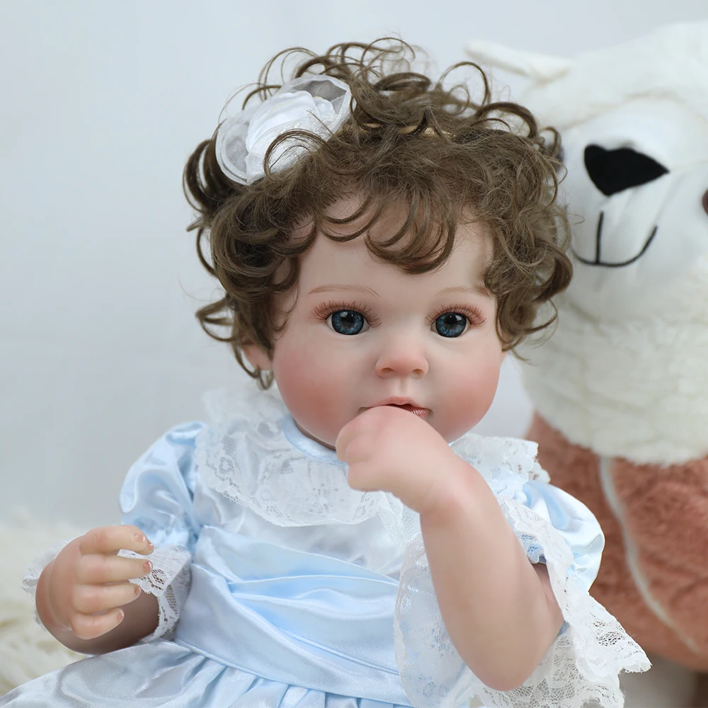 50CM Realistyczna Lalka Reborn Bebe Ariaana Cała z Silikonu Winylowa Lalka Noworodek Dziewczynka Księżniczka Zabawka dla Malucha Prezent na Boże Narodzenie Urodziny