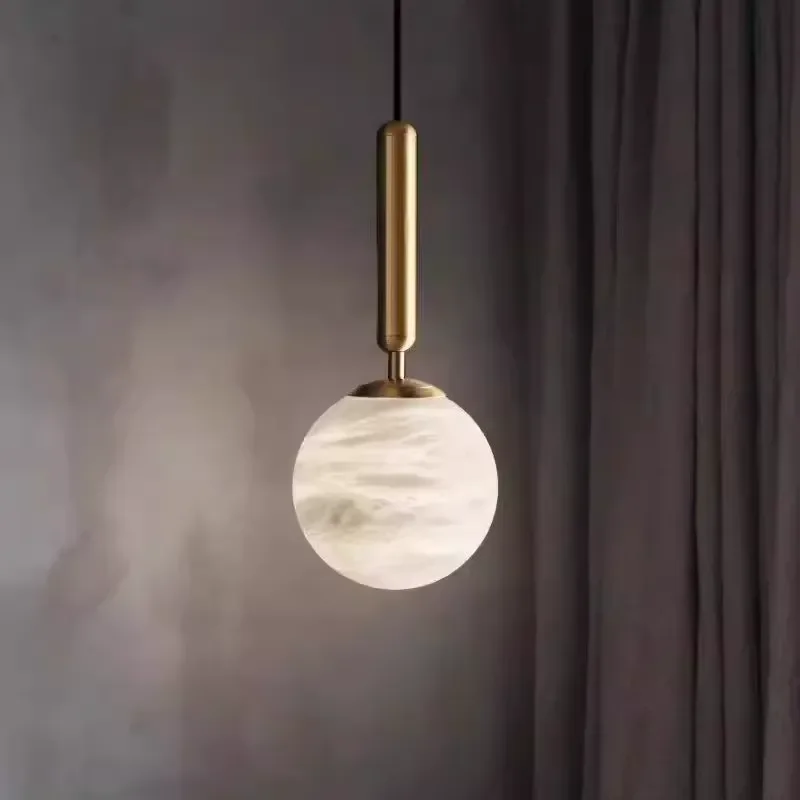 for APCITL Modern Chinese Style Full Copper Chandelier Personalized Design Pendant Light for Cafe Restaurant Interior