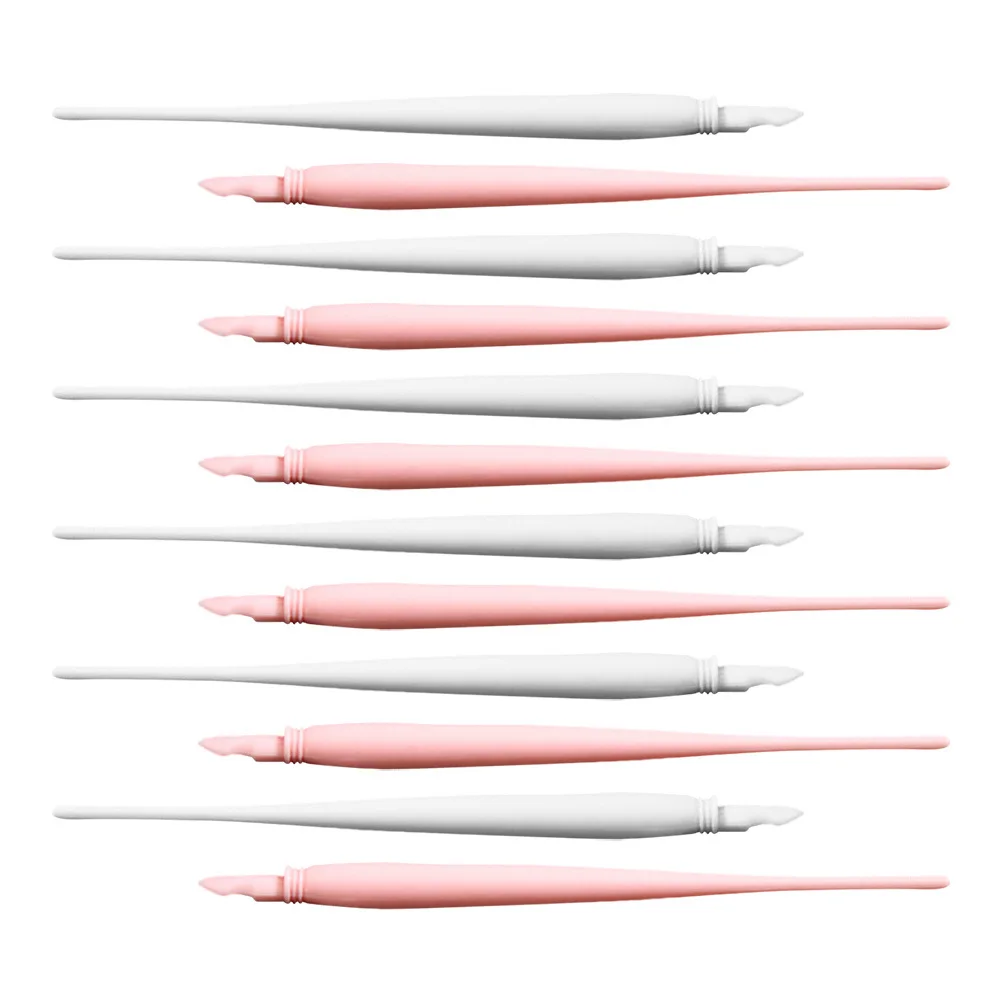 12 قطعة من أقلام الخدش البلاستيكية المتينة الملونة أعواد الرسم الخدش للحرف اليدوية أدوات فنية ذاتية الصنع بلاستيك ملون #4