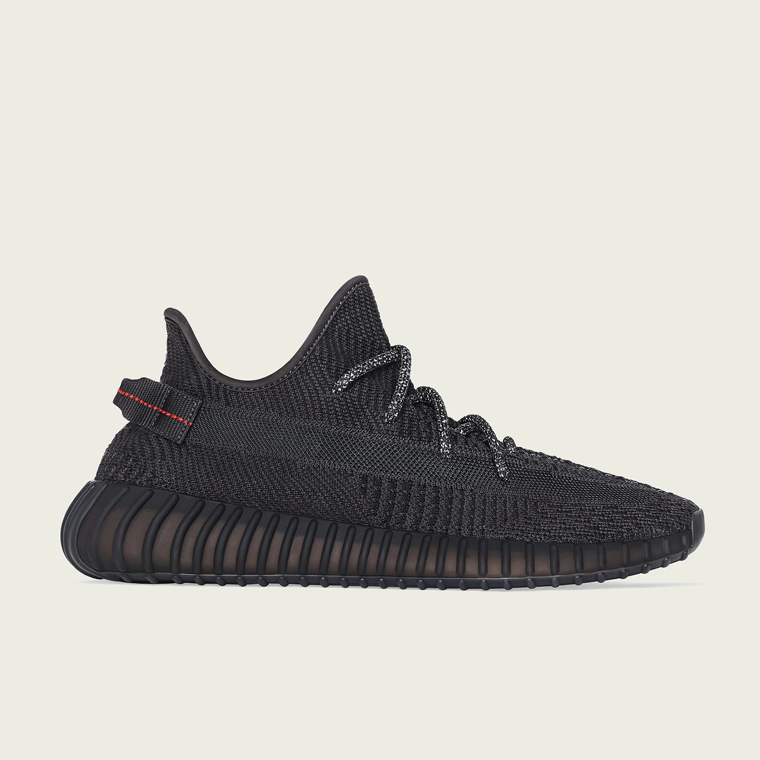 Adidas Authentic YEEZY 350V2 Men's Women's Hollowed-Out Black Soul Black Angel Running Shoes FU9006