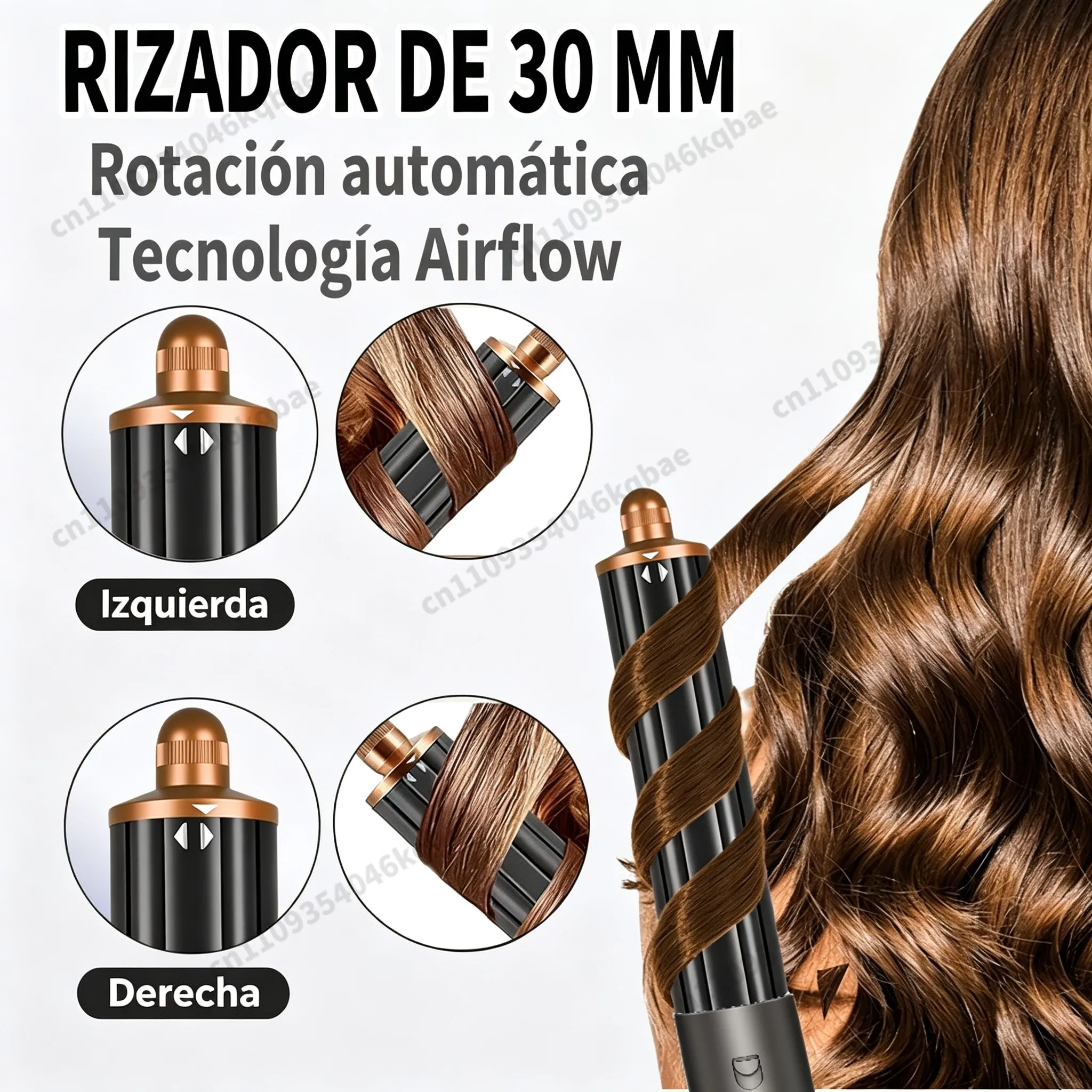 Set de secador de pelo profesional SenCiciMen, secador de pelo sin aspas con tecnología de iones negativos, secador de pelo de alta velocidad, herramienta de peluquería para uso en salones, 1600 W.
