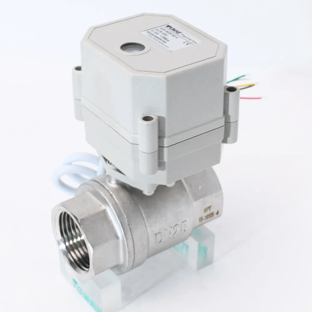 proportional valve gas water 4-20ma 0-10v 0-5v DN25 1 inch modulating valve V type ball valve