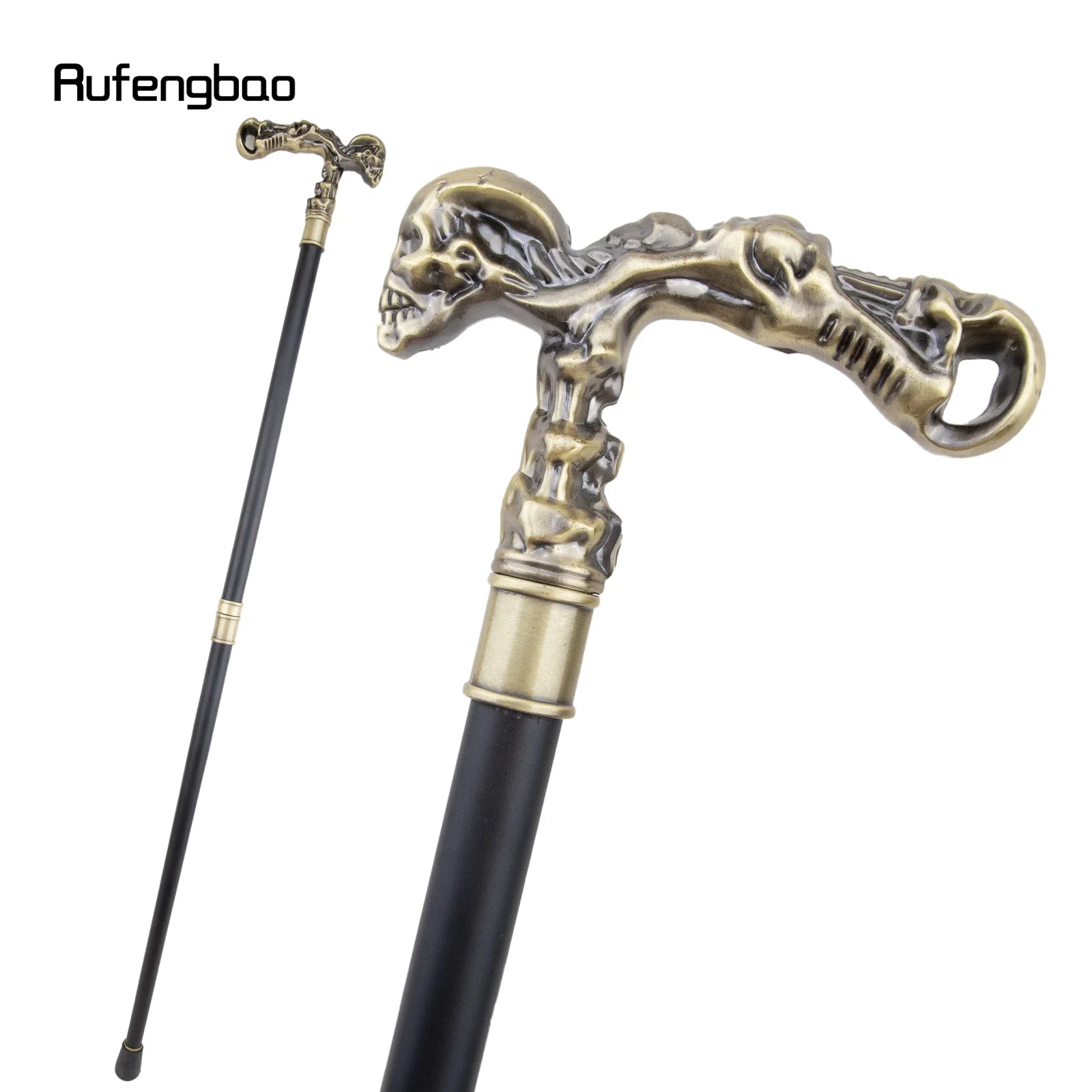 Coppy Skull Walking Stick decorativo vampiro Cospaly Vintage Party Fashion Walking Cane Halloween Crosier 93cm