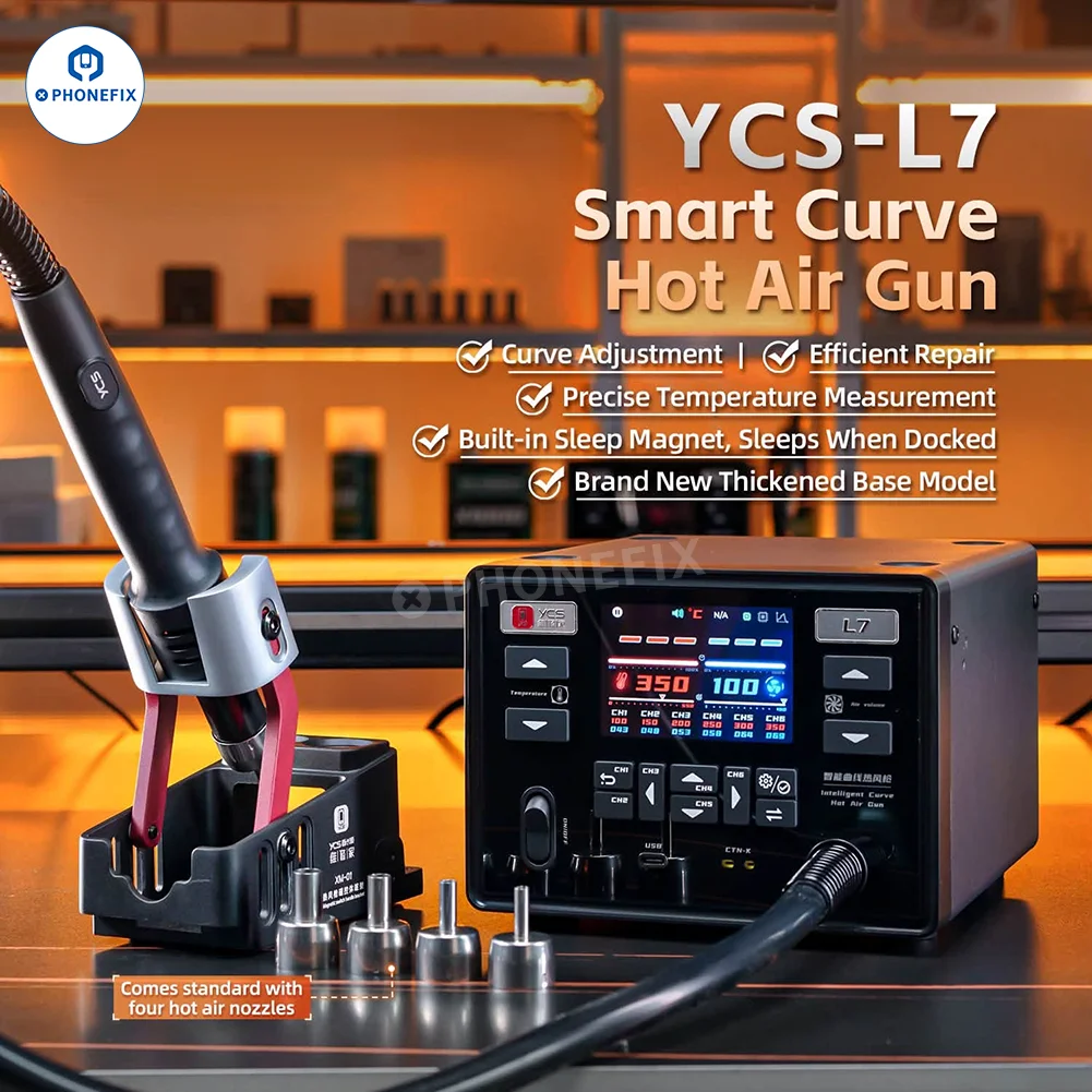 YCS 1400W Hot Air Rework Station Smart Temperature ControlHigh-Power Heating