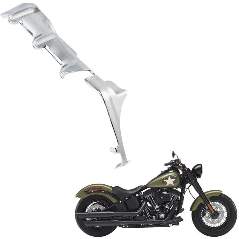 For Harley Softail 2007-2017 Deluxe Classic Fat Boy FLSTF Slim Springer Blackline Cross Bones Custom Inner Primary Cover Trim