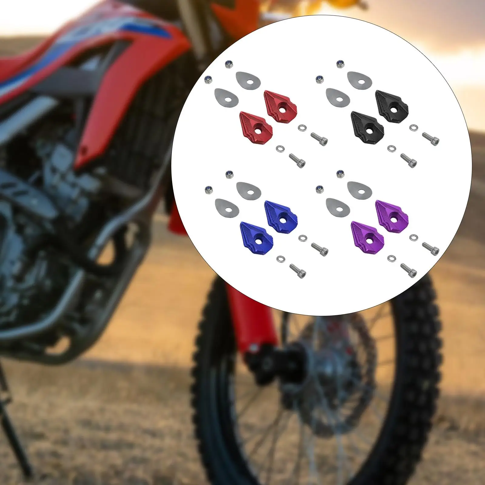 Motorcycle Turn Signal Spacers Easy Assembly, Multipurpose Fittings Rear Indicator Gasket, Replacement for Honda Crf300L