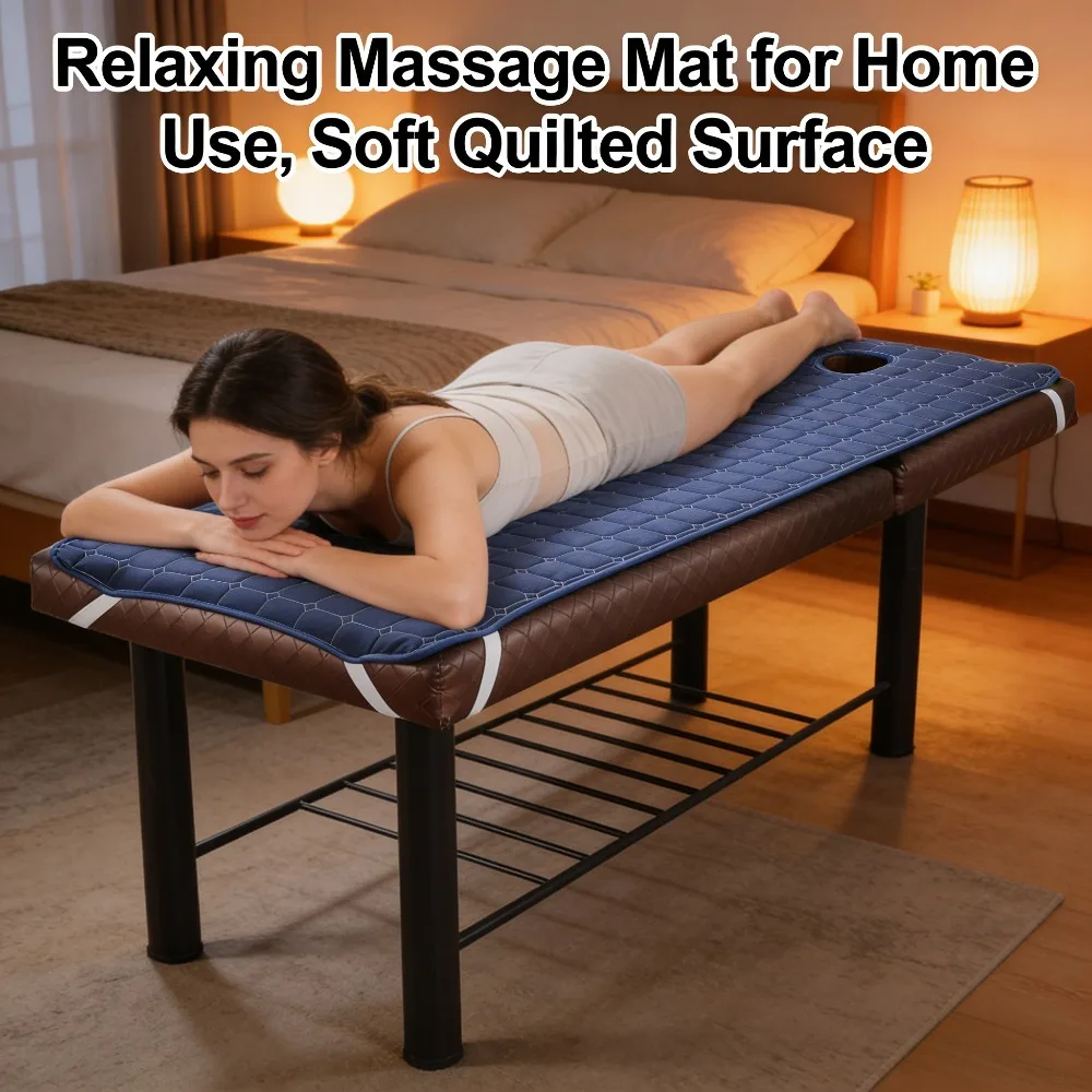 

Противоскользящий массажный коврик для спа-салона, однотонный, зимний, для массажного стола