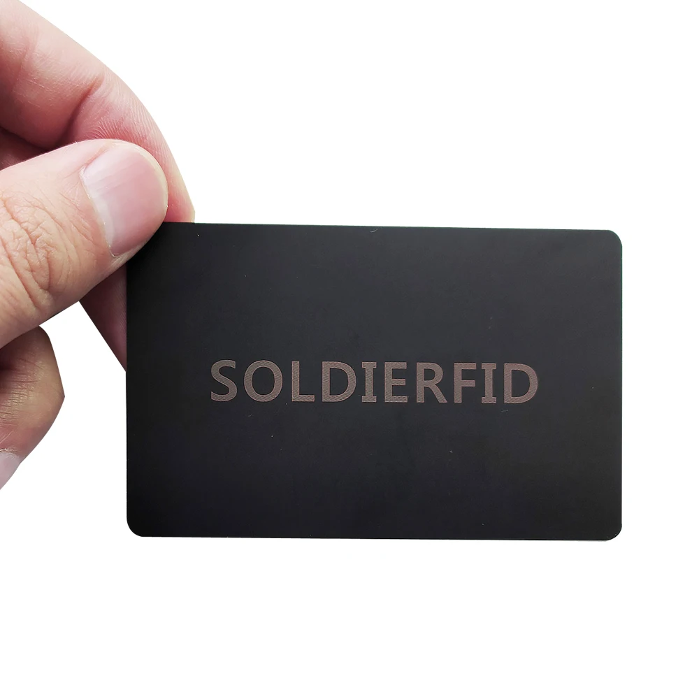 Customizable 10-Pack NFC Metal Cards with Free 215/216 Chip Integration