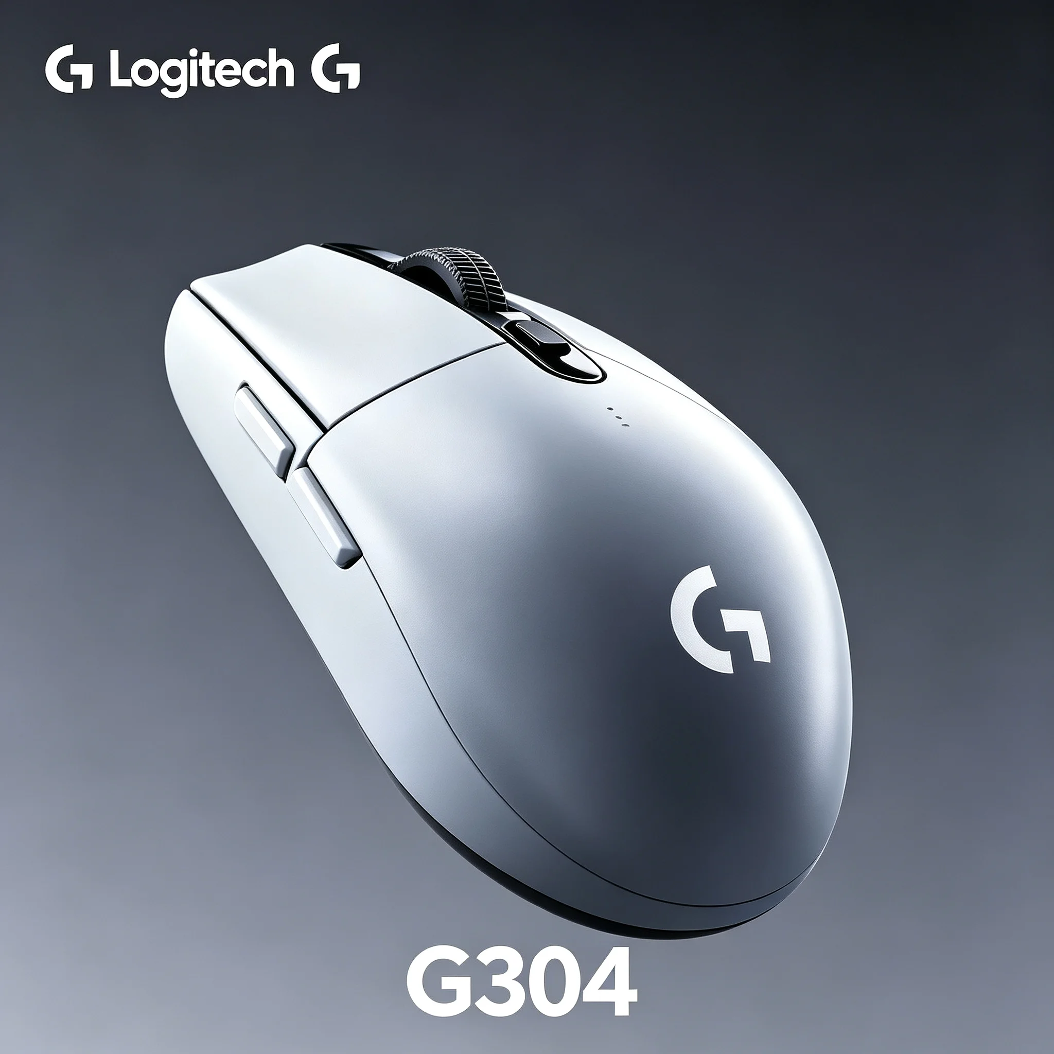 Mouse Gamer Sem Fio Logitech G304 LIGHTSPEED, Design Ergonômico com 6 Botões, Mouse Sem Fio de Alta Velocidade para Gamers de PC
