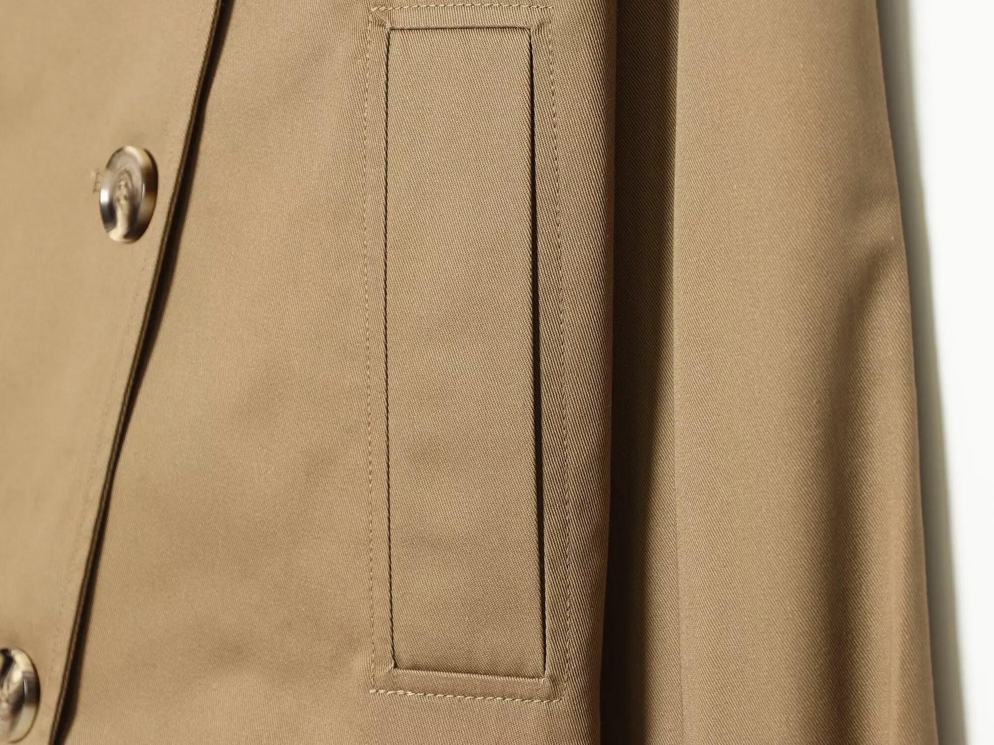 NLZGMSJ Vintage Casual Chic Jacke mit Schal, einfarbig, einreihig, mit Taschen, langen Ärmeln, neue Mode 2026, Herbstmantel – Detail 7